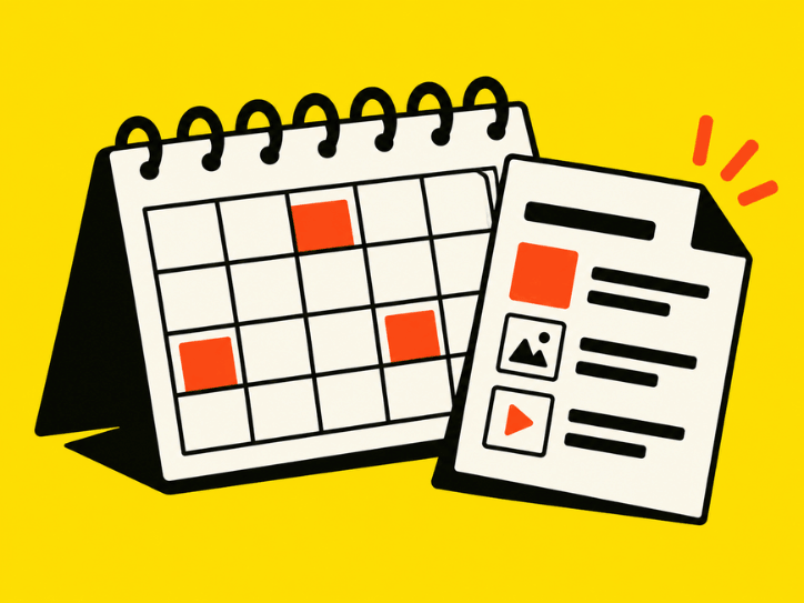 Content calendar article illustration